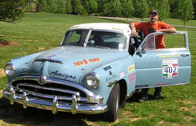 1953 Hudson race car in Europe